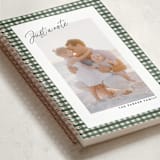 "Tattersall" - Notebook in Evergreen by Ekko Studio - Binding Detail