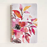 "Fire Bloom" - Notebook in Fire by Britt Mills - Front
