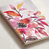 "Fire Bloom" - Notebook in Fire by Britt Mills - Binding Detail