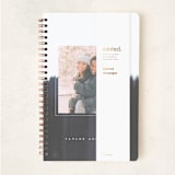 "high contrast" - Notebook in Midnight by Kate Ahn - Wrap