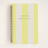 "Campania" - Notebook in Limone by Megan Davis - Front