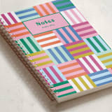 "Not your average checkers" - Notebook in Candy by Ashes and Ivy Studio - Binding Detail