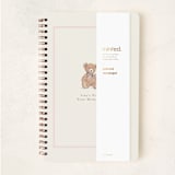 "Antique Teddy Bear" - Notebook in Petal by Becky Nimoy - Wrap