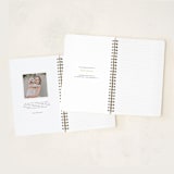 "Red Hearts" - Notebook in Champagne by Helena Vitto - Interior Cover Options