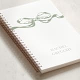 "Big Bow" - Notebook in Olive by Teju Reval - Binding Detail