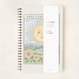 "Golden sun tarot birthday card" - Notebook in Tan by Paper Sun Studio - Wrap