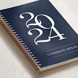 "Bold Year" - Notebook in Navy by Ester M Nersisyan - Binding Detail