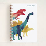 "Dinosaur Stomp" - Notebook in Candy by Holly Whitcomb - Front