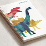 "Dinosaur Stomp" - Notebook in Candy by Holly Whitcomb - Binding Detail