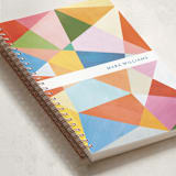 "Painted Geometry" - Notebook in Spectrum by melanie mikecz - Binding Detail