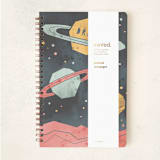 "Space Planets" - Notebook in Saturn by Susanne Kasielke - Wrap