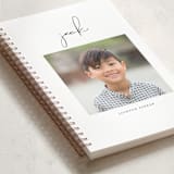 "Just Me" - Notebook in Midnight by Lehan Veenker - Binding Detail