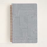 "Pattern Play" - Notebook in Pebble by Anelle Mostert - Front