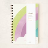 "Bright Rainbow" - Notebook in Poppy by Lori Wemple - Wrap
