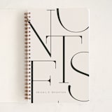 "Elegant Notes" - Notebook in Powder by Iveta Angelova - Front