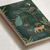 "Wild Spirit" - Notebook in Jungle by Elly - Binding Detail