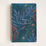 "Moody Blues" - Notebook in Marine by Ann Gardner - Front