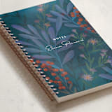 "Moody Blues" - Notebook in Marine by Ann Gardner - Binding Detail