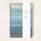 "Lined Sea" - Notebook in Sea by Jen Florentine - Wrap