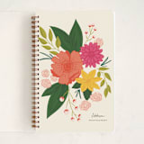 "Bloomed" - Notebook in Marigold by Megan Cash - Front