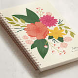 "Bloomed" - Notebook in Marigold by Megan Cash - Binding Detail
