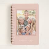 "Sweet Frame" - Notebook in Coral by Emily Betts - Front