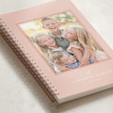 "Sweet Frame" - Notebook in Coral by Emily Betts - Binding Detail