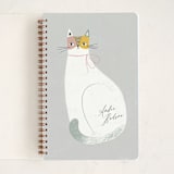 "Feline Notes" - Notebook in Puddle by Monika Torun - Front