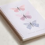 "Butterfly Collection" - Notebook in Lilac by Karidy Walker - Binding Detail