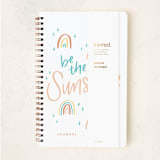"Be the Sunshine" - Notebook in Coral by Erin German - Wrap