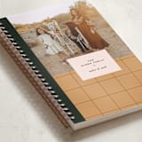 "Field Notes" - Notebook in Ochre by Annie Clark - Binding Detail