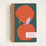 "Pomme" - Notebook in Tomato by Annie Clark - Front