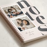 "Snapshots" - Notebook in Ivory by Ashley Rosenbaum - Binding Detail