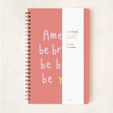 "Be You" - Notebook in Papaya by Maria Alou - Wrap