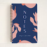 "Bright Note" - Notebook in Bluebell by Olivia Raufman - Front
