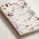 "Free Falling" - Notebook in Dry Flowers by Petra Kern - Binding Detail