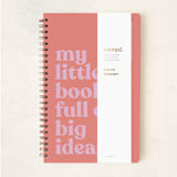 "Big idea Book" - Notebook in Strawberry by Jessica Corliss - Wrap