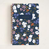 "Dancing Meadow" - Notebook in Bluebird by Ashlee Townsend - Front
