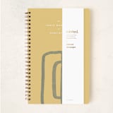 "Inner Workings" - Notebook in Mustard by Adelyn T. - Wrap