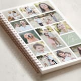 "Family Collage" - Notebook in Sage by 2birdstone - Binding Detail