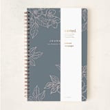 "Sketched Florals" - Notebook in Navy by Vera Lim - Wrap