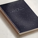 "Star Map" - Notebook in Navy by Sabrin Deirani - Binding Detail
