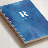 "lagos" - Notebook in Marine by chocomocacino - Binding Detail