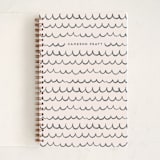 "Doodles" - Notebook in Blush by Shirley Lin Schneider - Front
