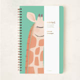 "Giraffe" - Notebook in Jungle by Itsy Belle Studio - Wrap