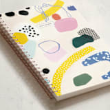 "Note to Self No. 7" - Notebook in Sunshine by Nadia Hassan - Binding Detail