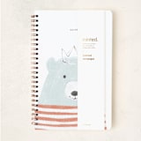 "Brave Bear" - Notebook in Celestial by Ekaterina Romanova - Wrap