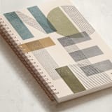 "Mod Notes" - Notebook in Lakeside by Robert and Stella - Binding Detail