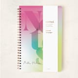 "Neon Notes" - Notebook in Neon Rainbow by Anna Elder - Wrap