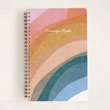 "rainbow collage" - Notebook in Unicorn by Carrie Moradi - Front